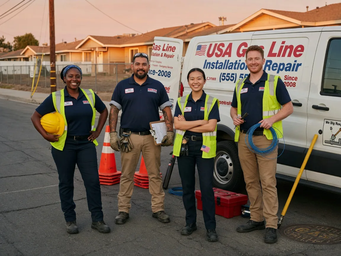 Gas Line Installation company in Holy Cross, IA